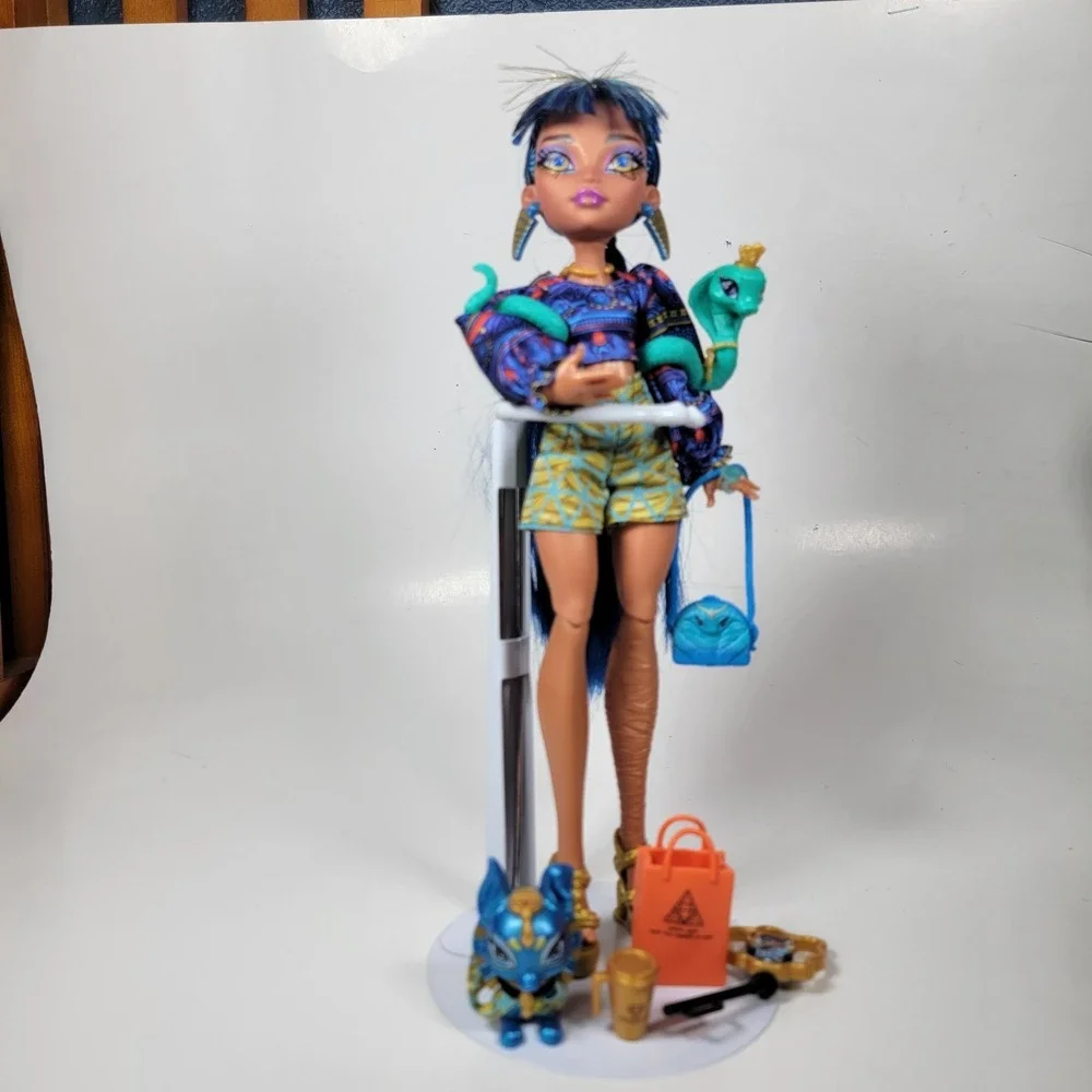 Monster High Faboolous Pets CLEO‎ DE NILE DOLL with Hissette & Tut